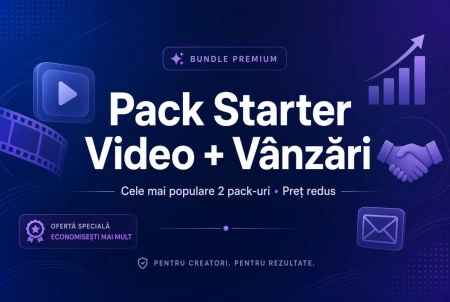 Pack Starter Video + Vânzări