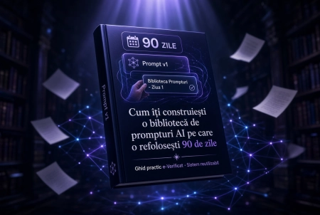 Cum îți construiești o bibliotecă de prompturi AI pe care o refolosești 90 de zile