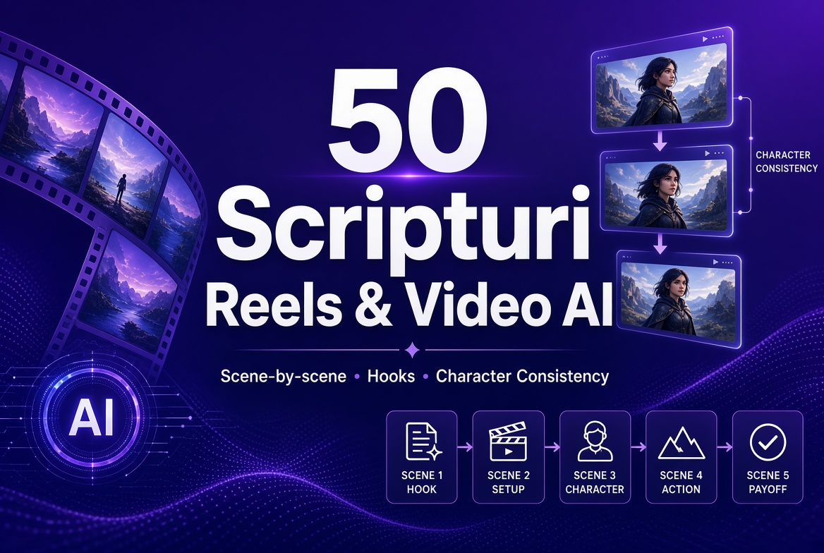 50 Scripturi Reels & Video AI